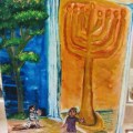 Light and Shadow, and the Great Maccabean Menorah and the Tree of Life –&nbsp;18×24