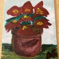 Potted Poinsettia –&nbsp;8×10